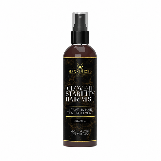 Clove and rosemary hair mist spray for daily hydration, scalp refresh, and moisture retention for natural and protective styles