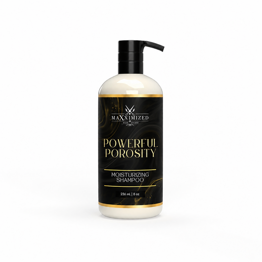 Moisturizing shampoo for low porosity natural hair that detangles and hydrates while cleansing for smooth and manageable hair